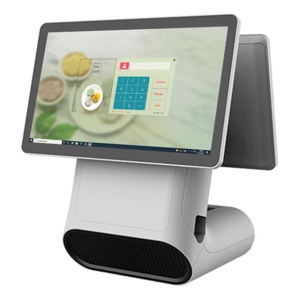 China SDK Function 15.6" Full HD 1080P Dual Screen Self-Service Machine with Thermal Printer factory