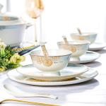 Medium Ceramic Dinnerware Set For Home Restaurant Use Classic Look
