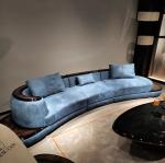 Contemporary Modern Living Room Sofa High Ending Canap Velours Customized