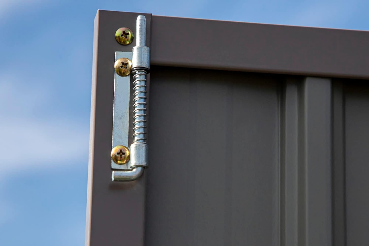 Metal Type Steel Storage Shed for Backyard AJUNION 6x4 Outdoor Galvanized Tools House