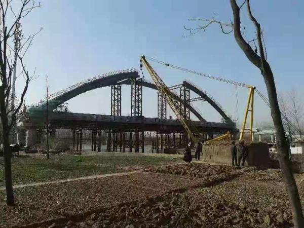 Steel Arch bridge , Steel Concrete Bidge , 30m ~180m, Heavy loading