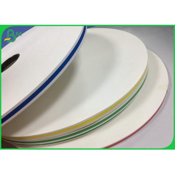 15MM 100% Saft Straw Paper Roll / Raw material For Paper Straw