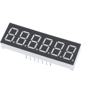 China 130mcd LED Segment Display Common Cathode Anode Red Emitting 0.3&quot; ROHS factory
