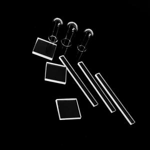 China Light Guide Quartz Glass Square Rods Quartz Glass Square Rods Stirring Glass Rods factory