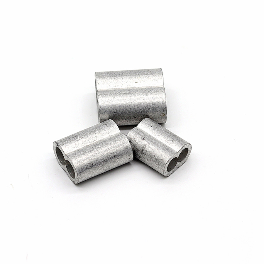 0.5mm-50mm Stainless Steel Wire Rope Accessories Aluminum Stainless Steel Swage Sleeves