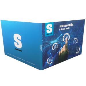 LCD Video Brochure Card With Memory Capacity 128MB-32GB , Customized Color LCD