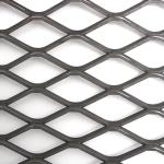 Black Iron Steel Raised Expanded Metal Flattened Expanded Metal For Construction