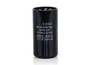China CD60 124-149UF 250VAC UL810 Air Conditioner Capacitors With Pins factory
