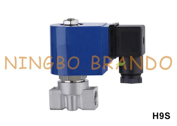 190 bar High Pressure Water Air Stainless Steel Solenoid Valve 1/8'' 1/4'' 3/8''