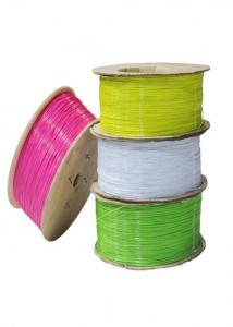 China 1.2mm Colorful Plastic Wire Spool , 18-25kg Wire Coil Binding on sale