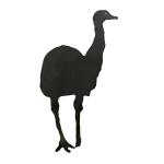 Rust Or Customized Color Corten Steel Garden Sculpture Ostrich Shape Cutting