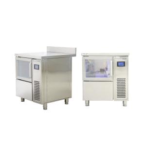 510W Cube Ice Making Machine , Double Insulating Glass Water Cooled Ice Machine