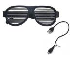 LED musical shades Sound & Music Active LED Party GLOW Glasses with USB Charger