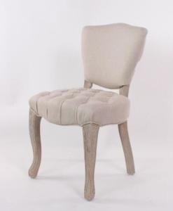 China Oak wood Linen fabric upholstery arm chair/wooden dining chair/desk chair factory