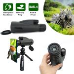 HD 10-30x50 High Power Monocular Telescope Zoom Monocular For Mobile Phone