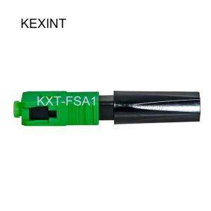 China Fast Connector Fiber Optic 55mm SC APC Single Mode Fiber Connectors Couplers 10N factory
