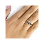 Oval Natural Primal Gold 14 Karat White Gold 6x4mm Pear Tanzanite Ring -Handmade