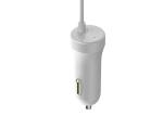Black Single USB In Car Charger 5V 2.4A 12W High Speed 2400ma