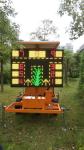 EN12966 Traffic Warning Signs Mobile Truck Trailer Mounted LED Screen