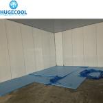 Color Steel Mini Walk in Cooler Room with Sliding Door Refrigerant Freon Space
