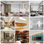 Factory Direct Sales Bamboo Charcoal Wood Veneer Bamboo Wood Fiber TV Background