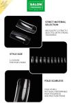 Custom Logo Nail Quick Building Extension Tool Full Cover Long Clear False Nail