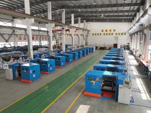 China Electric Copper Wire Stranding Machine Stranding Bare Copper Or Alloy Wire At 100m/min Speed factory