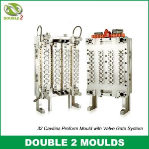 China 32 cavities preform mould with valve gate system factory