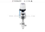 Water Treatment SS316L 1/2" Clamp 3 Way pneumatic Globe Valve