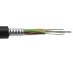 PBT Loose Tube G657A FRP Fiber Optic Cable GYTA 48 Core 24 Count Fiber Optic