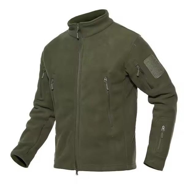 Breathable Quick Dry Olive Green Winter Tactical Fleece M65 Field Jacket for