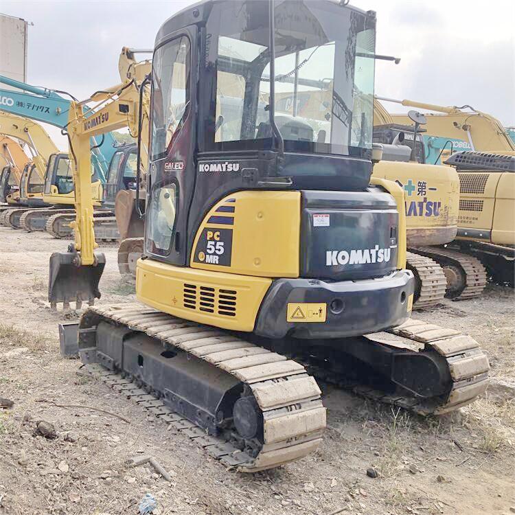 Original Japan Komatsu Used 55MR Small Excavator PC55MR-2 Compact Mini Excavator