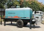 150M Delivery Tube Diesel Trailer Mounted Concrete Pump For Concrete Pumping
