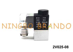 China 1/4&quot; 2V025-08 Airtac Type Fluid Control Pneumatic Solenoid Valve 2/2 Ｗay Direct Acting NC factory