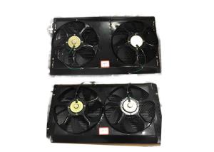 China Microchannel Air Cooled Condenser Fan Corach Aircon AC radiator Transport factory