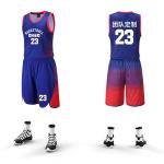 Competition Clothing Jersey Polyester Sportswear Quick Dry Men Basketball Sets