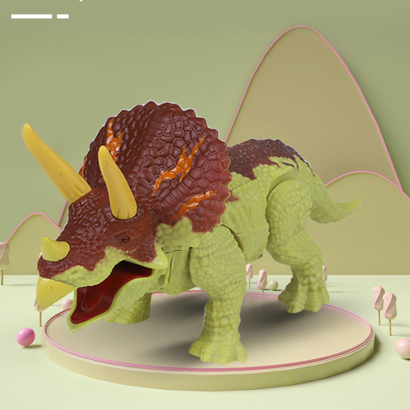 Commodity Attribute Finished Goods Electric Spray Dinosaur Toy with Light and Sound