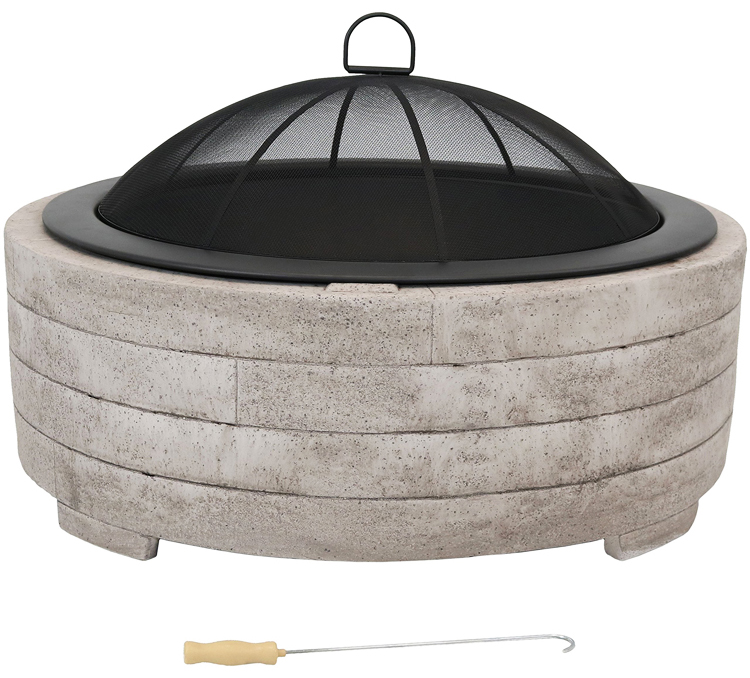 Charcoal Barbecue Grill Fire Pit Bowl for Outdoor Patio Garden Bonfire Camping Picnic