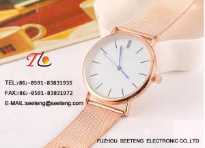 China Simple Clean Design Wrist Watch With Alloy Case, alloy Strap For ladies factory