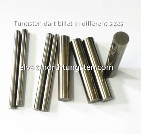 Tungsten nickle copper alloy dart billet, blank rod, blank bar, tungsten