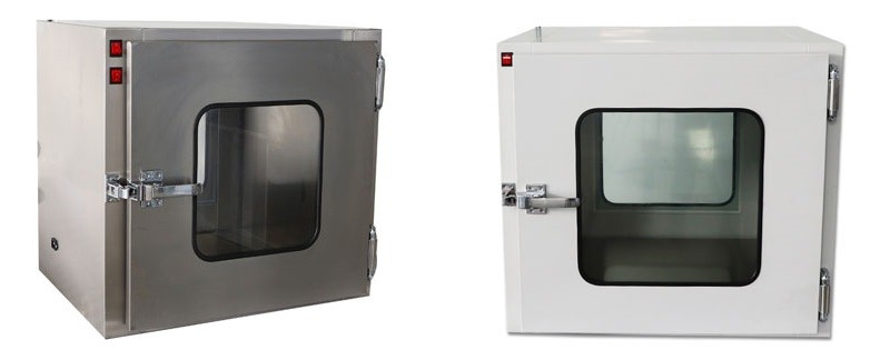 Anlaitech 60Hz Stainless Steel Pass Boxes , Transfer Window Cleanroom Pass Box