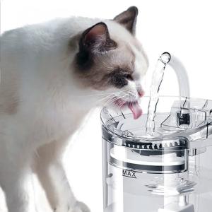 China Pet Water Dispenser Automatic Dog Drinking Plastic Fountain Cat Water Fountain Faucet factory