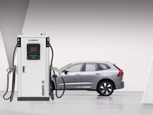 China 180kW Dual EV Charging Station Home Double Gun Outside factory