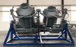 China Water Cooling Rotational Molding Equipment For Manufacturing Large Hollow Plastic Products factory