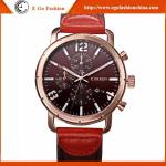 Fashion Business Men's Watch Stainless Steel Leather Band Top Brand CURREN