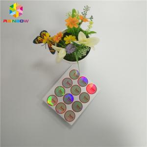China Custom Printing Shrink Wrap Sleeves Waterproof Hologram Adhesive Sticker Label on sale