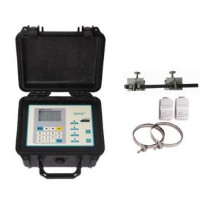 China 236' Digital Clamp On Portable Ultrasonic Flow Meter 12m/S Non Invasive Transducers factory