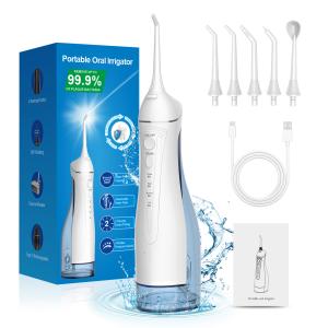 China 300ML Cordless Portable Teeth Cleaning Dental Oral Irrigator Electric Water Flosser Mornwell D52 factory