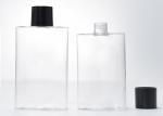 250ml PETG Transparent Plastic Bottle Hot Stamping Printing With Screw Cap