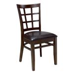 Modern Style Fabric Foam Sponge Cover Wood Chair for Solid Wood Hotel Dining